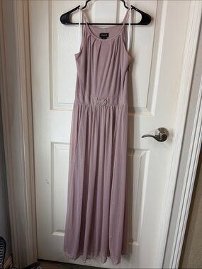 Alexa B Rose Glitter Maxi Dress